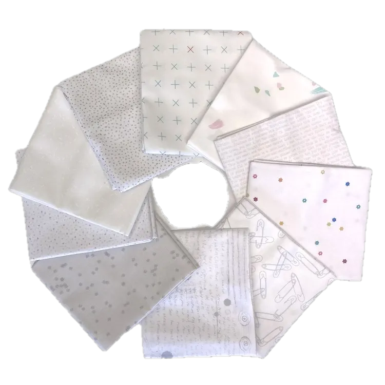 Quilting Fabric - Fat Quarter Box - Neutral Colour Mix 1 Handpicked by Quilt Yarn Stitch