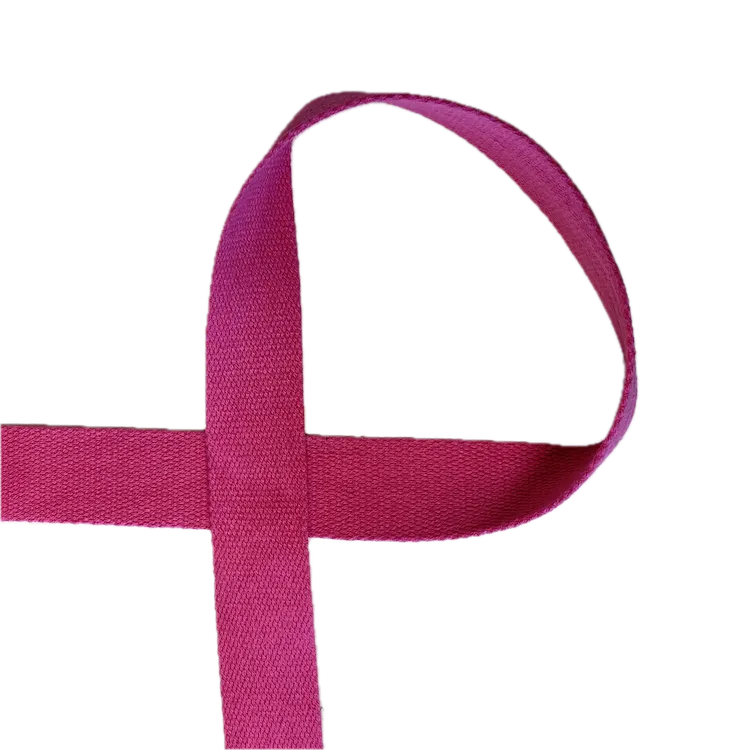 Bag Cotton Webbing - Cerise Pink 38mm Wide