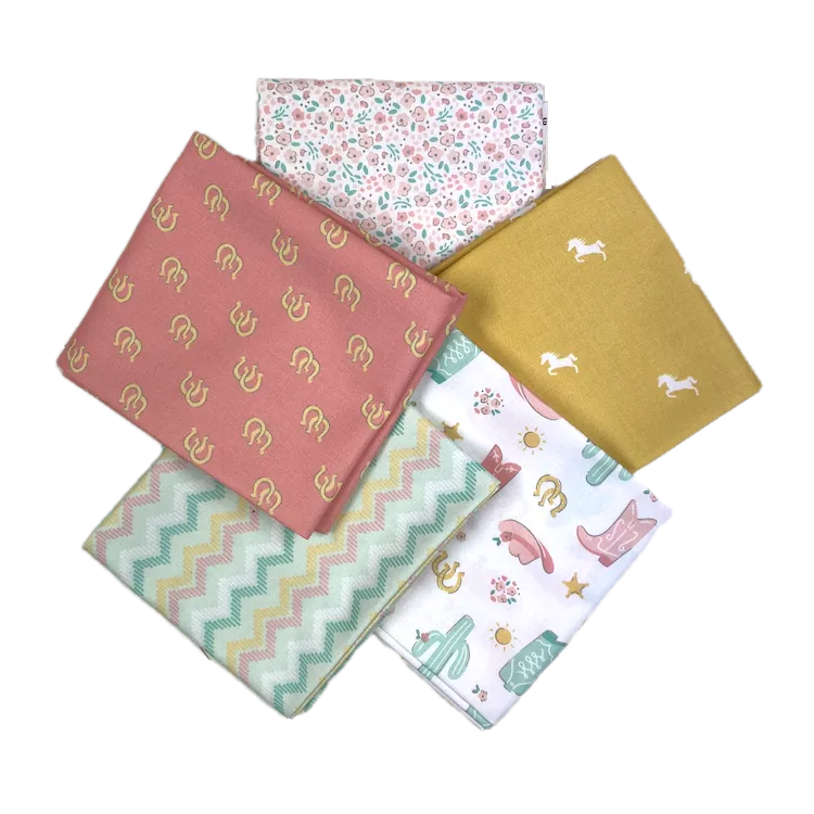 Quilting Fabric - Fat Quarter Bundle - Rodeo Rose by Camelot Fabrics