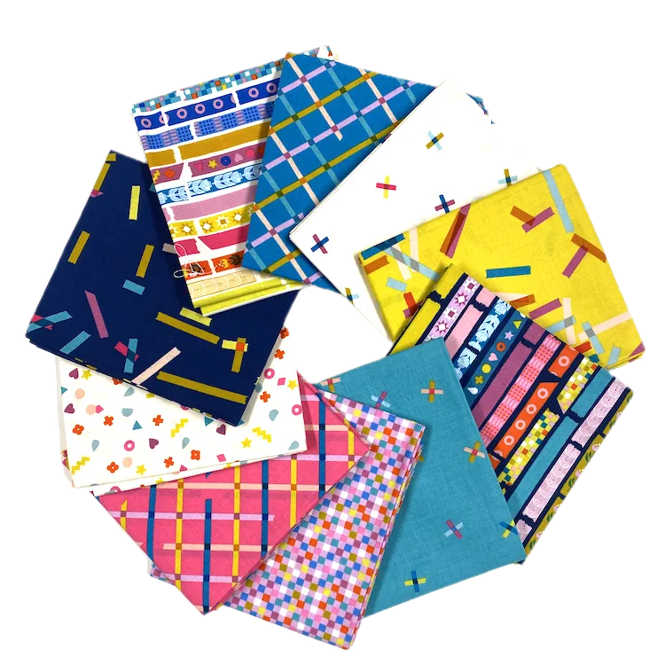 Quilting Fabric - Fat Quarter Bundle - Washi Plus by Rashida Coleman Hale for Ruby Star Society