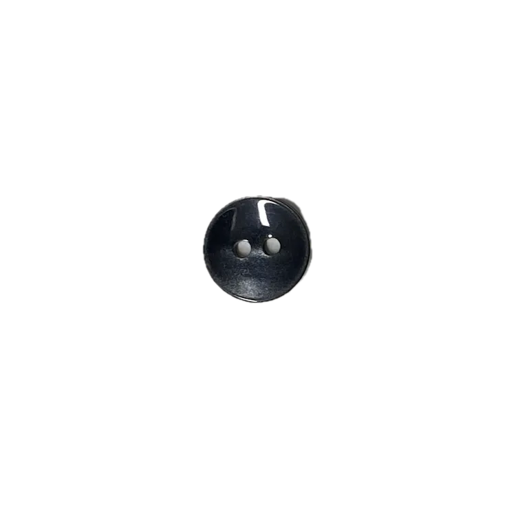 Buttons - 10mm Black Polyester Button