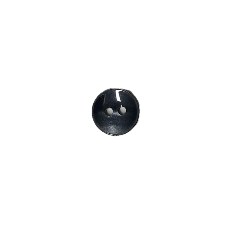 Buttons - 11.5mm Black Polyester Button