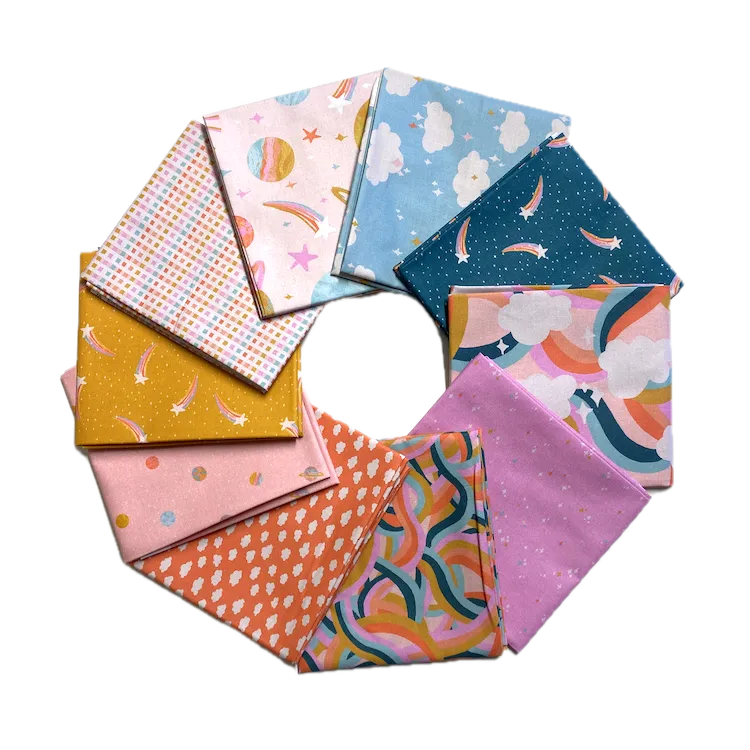 Quilting Fabric - Fat Quarter Bundle - Dino Daydreams by Iris + Sea for Paintbrush Studio