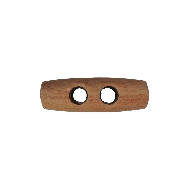 Buttons - 35mm Wooden Toggle with Two Holes