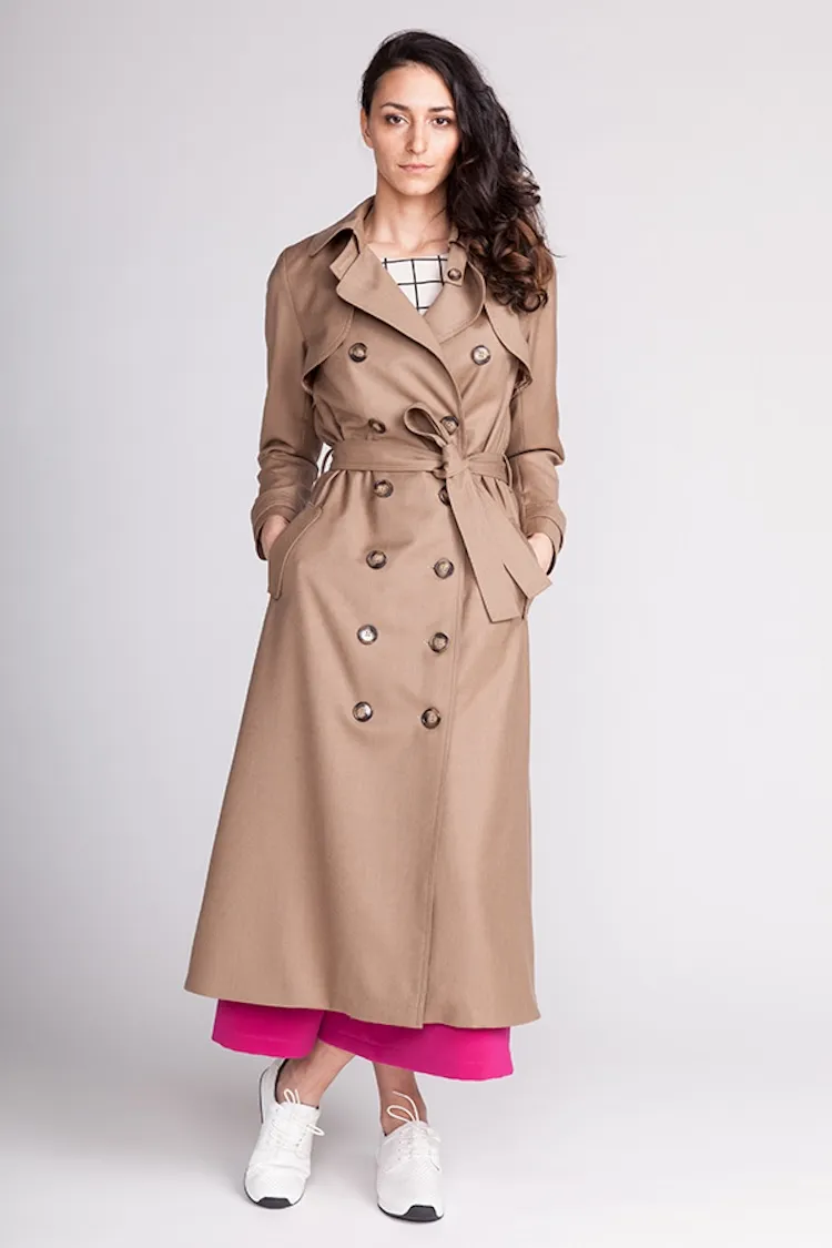 Named Patterns - Isla Trench Coat Sewing Pattern