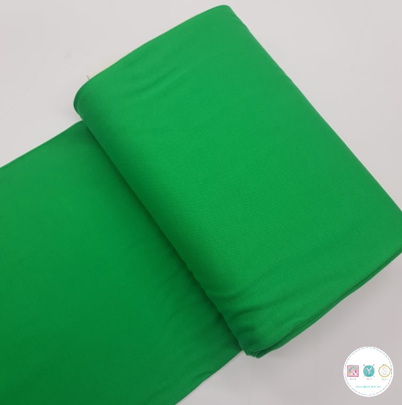 Cotton Jersey Fabric Tube in Kelly Green 