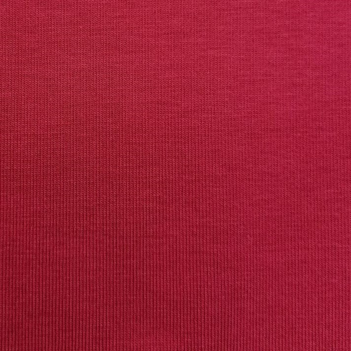 Cotton Jersey Fabric in Burgundy