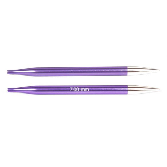 Circular Needle - 7mm Interchangeable Zing Circular Needle Tips 11.5cm Long by KnitPro K47509
