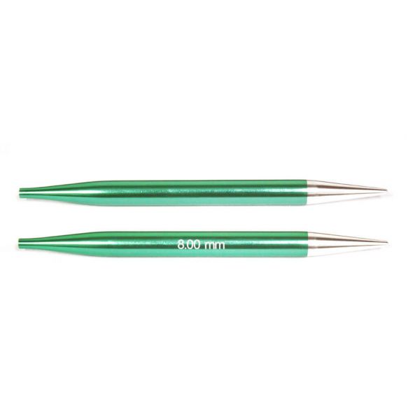 Circular Needle - 8mm Interchangeable Zing Circular Needle Tips 11.5cm Long by KnitPro K47510
