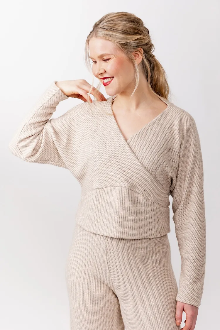 Named Patterns - Kajo Batwing Sweater And Dress Seing Pattern