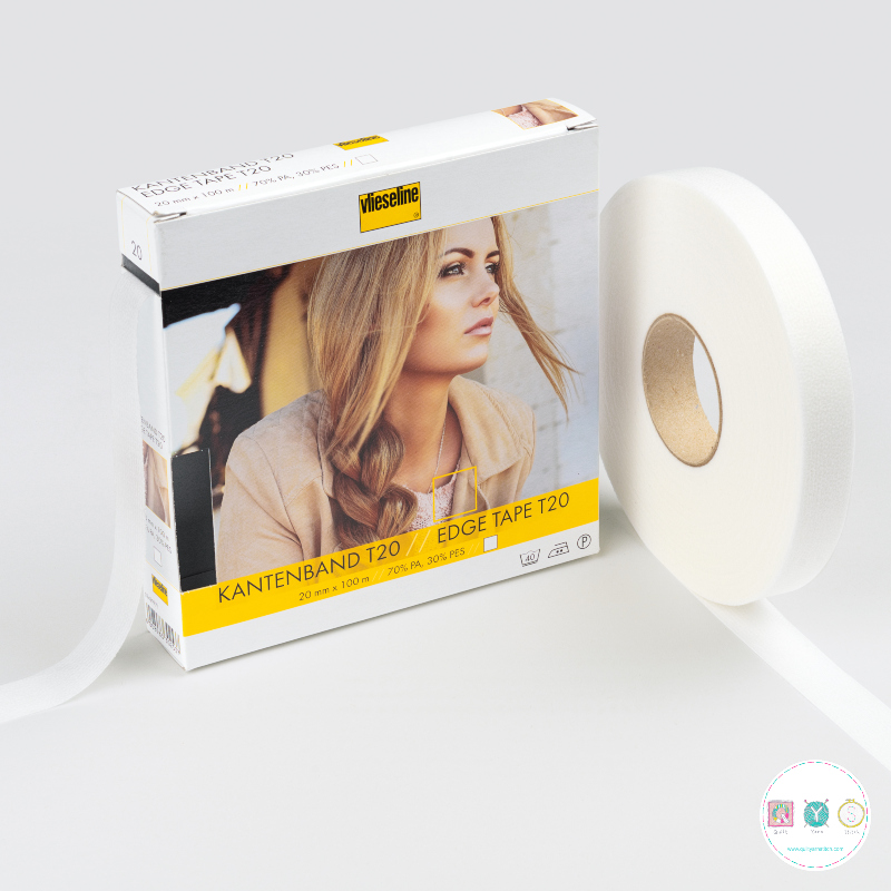 Vlieseline - White Kantenband - Edgefix T20 - Dressmaking Accessories