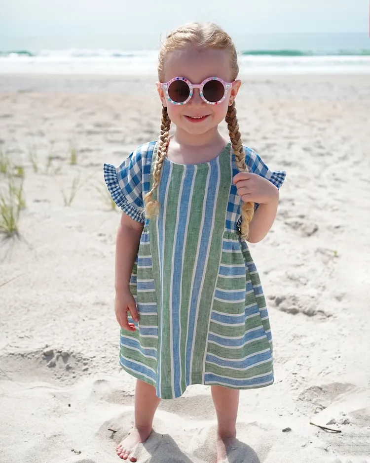 Matchy Matchy Sewing Company - Kids Collage Gather Dress Sewing Pattern