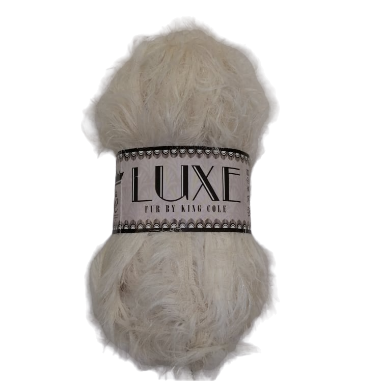 Yarn - King Cole Luxe Fur in Polar 1040