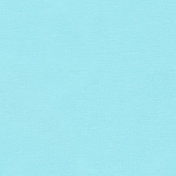 Quilting Fabric - Kona Cotton Solid Azure Blue Colour 1009 by Robert Kaufman