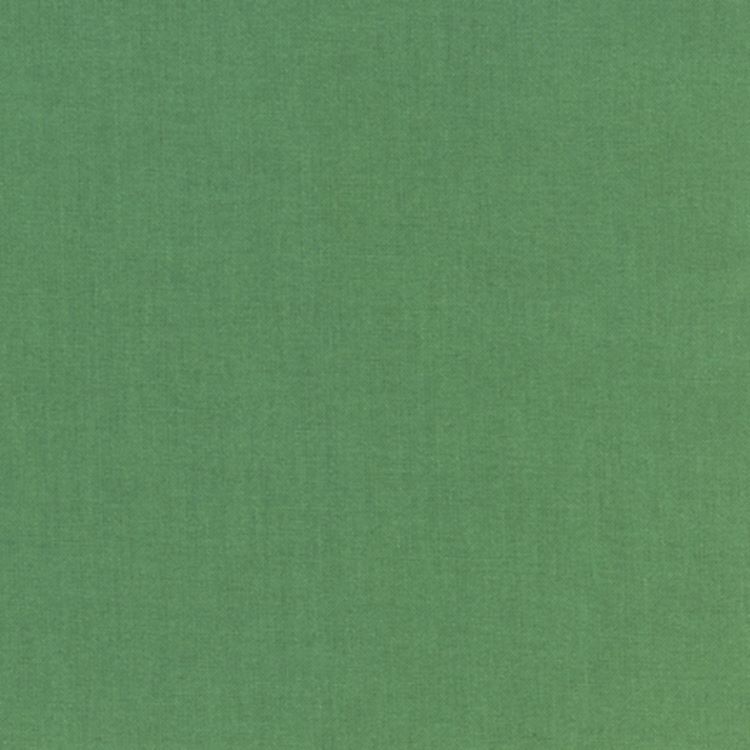 Quilting Fabric - Kona Cotton Solid Leaf Green Colour 128 by Robert Kaufman 