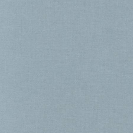 Quilting Fabric - Kona Cotton Solid Iron Grey Colour 408 by Robert Kaufman