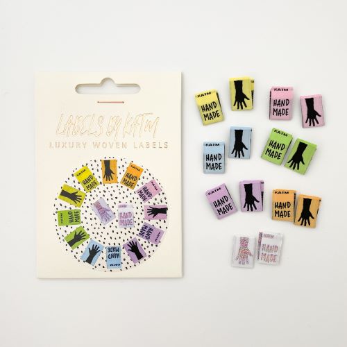 Gift Idea - Kylie and the Machine Woven Labels - Rainbow Mini Hands Mixed Pack