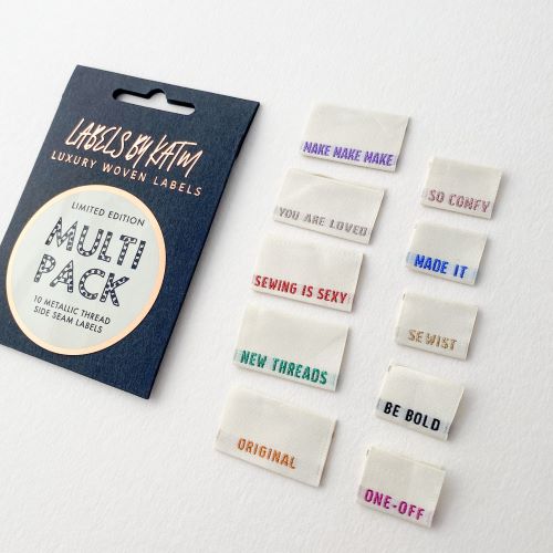 Gift Idea - Kylie and the Machine Woven Labels - Metallic Limited Edition Pack 