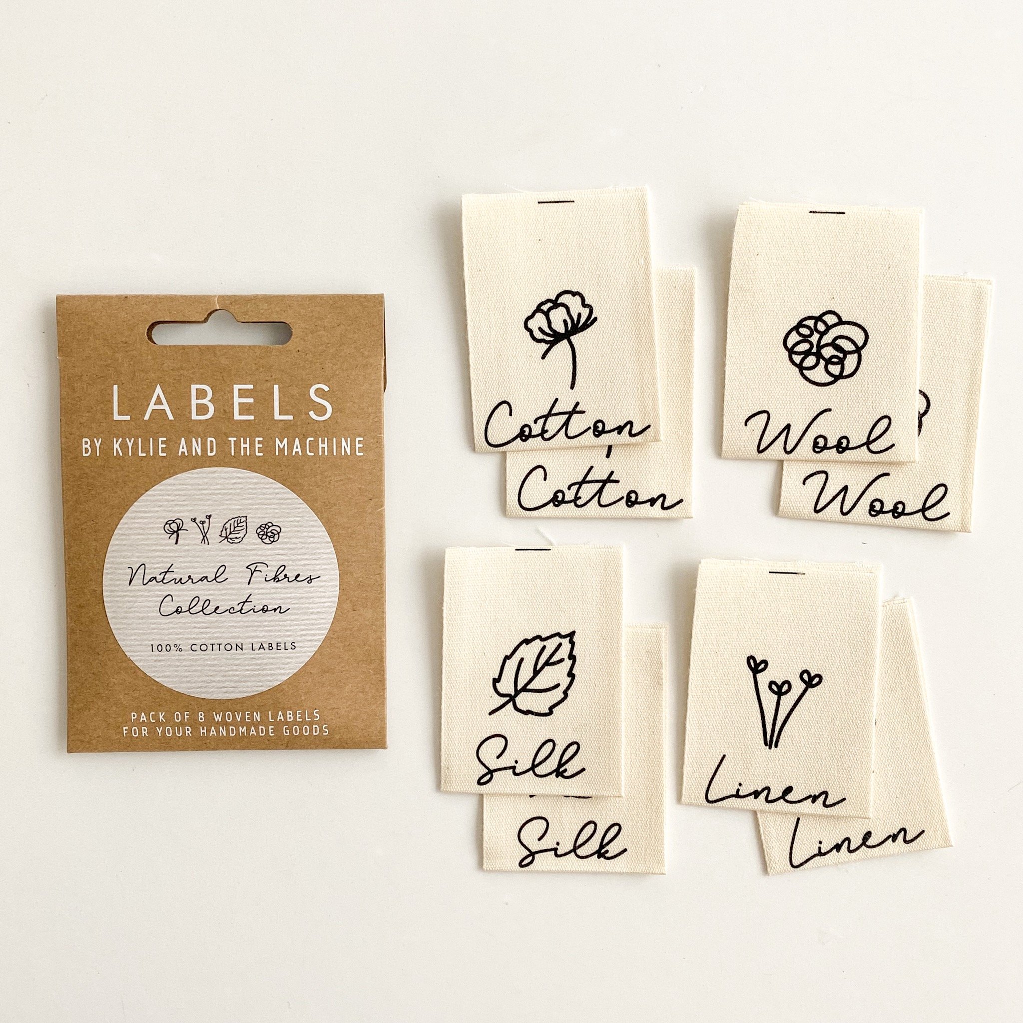 Kylie and the Machine Woven Labels - KATM - Natural Fibres Collection