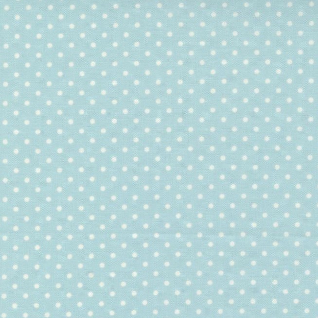Quilting Fabric - Dots on Seaglass Blue from Linen Closet by Brenda Riddle for Moda 18735 17