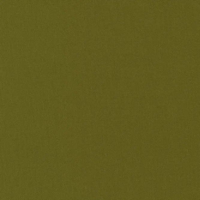 Quilting Fabric - Bella Solid in Pickle Green Colour 308 by Moda