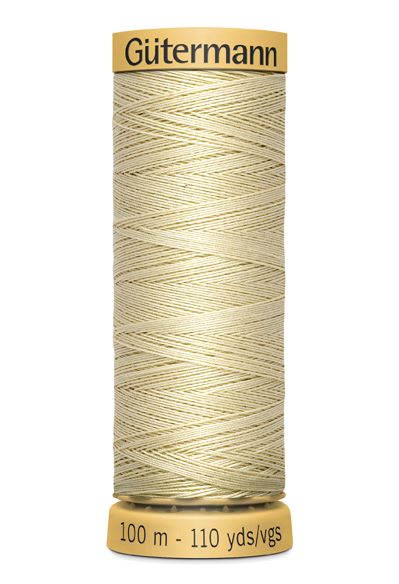 Gutermann Sew All Thread - Light Beige 100% Cotton Colour 828