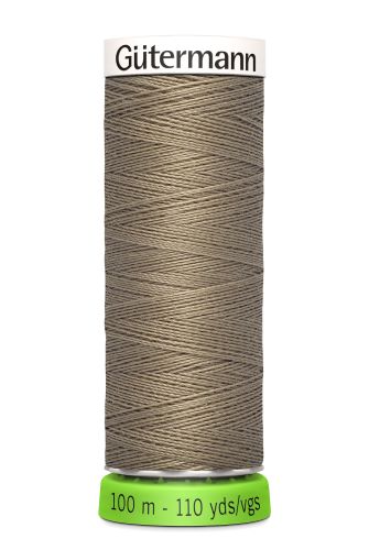  Gutermann Sew All Thread - Brown Grey Recycled Polyester rPET Colour 724