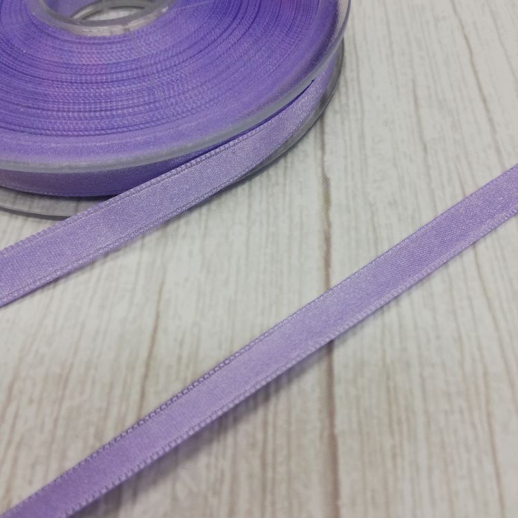 8mm Satin Ribbon in Lilac Colour 68