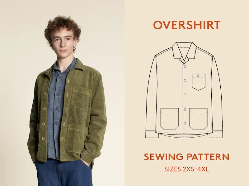 Wardrobe by Me - Overshirt Jacket Sewing Pattern