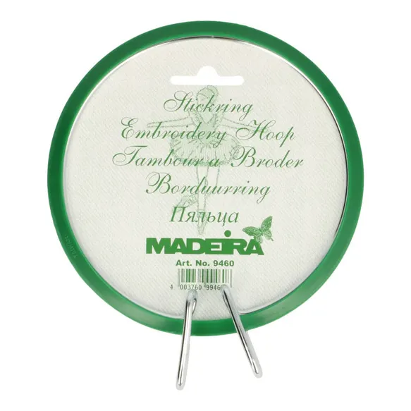Embroidery Hoop - 5 inch / 13cm Plastic Tension Hoop in Green