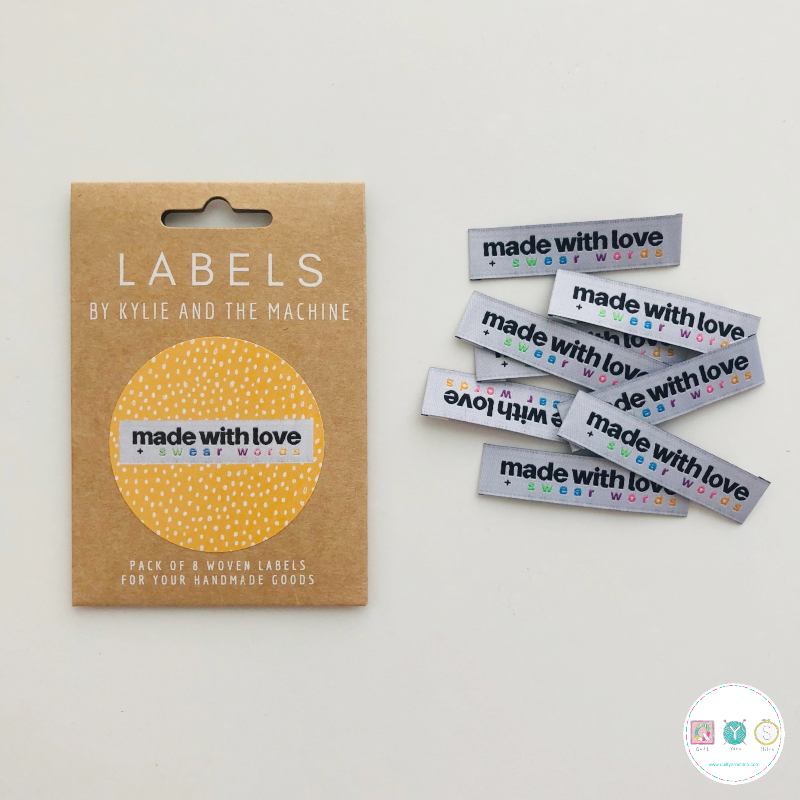 Gift Idea - Kylie and the Machine Woven Labels - Made with Love + Swear Words Labels