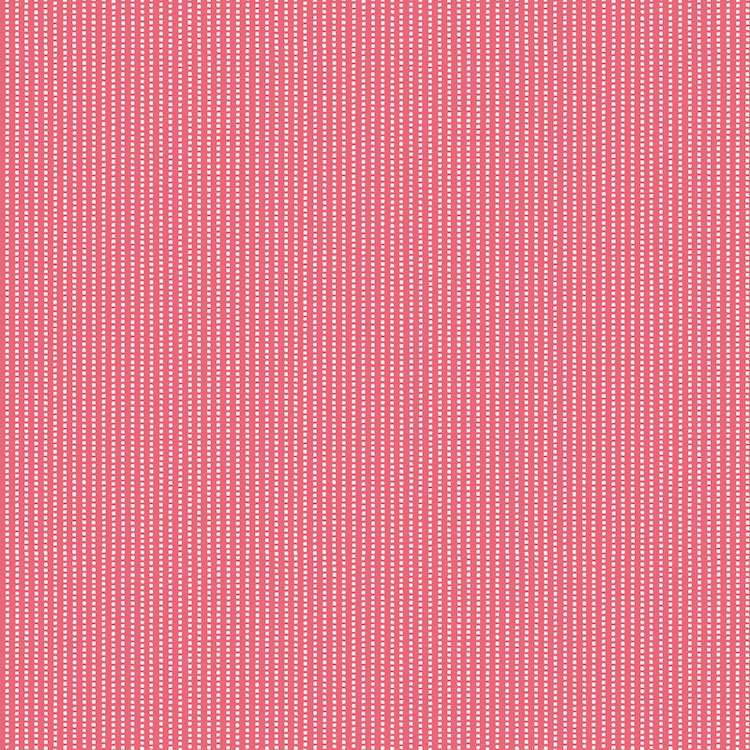 Quilting Fabric - Perforated Stripe on Dark PInk from Vintage Flora by Kimberbell for Maywood Studio MAS10336-P