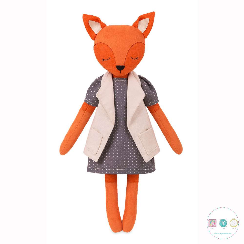Gift Idea - Melissa The Fox Sewing Kit - D.I.Y Kit from MiaDolla - Make Your Own Toy - Gift