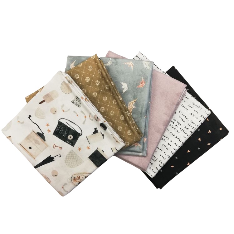 Quilting Fabric - Fat Quarter Bundle - Memories by Cecile Metzger for Figo