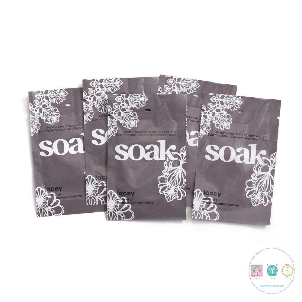 Soak - Lacey - Mini Sachet - Single- Use - Eco Friendly Laundry Detergent - Hand Knits - Quilts - Sundries