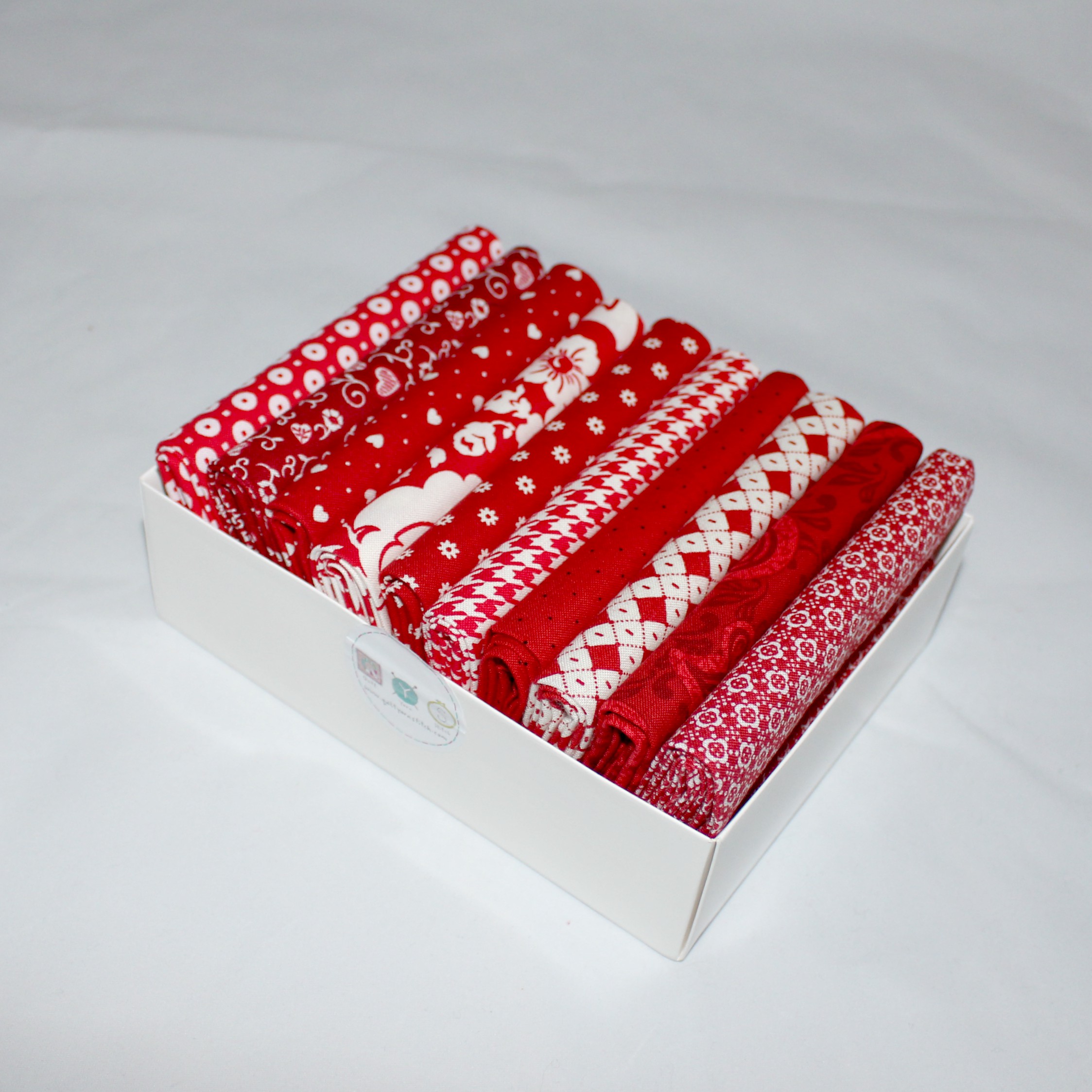 Gift for Quilter Cotton Fabric Bundle Gift Box
