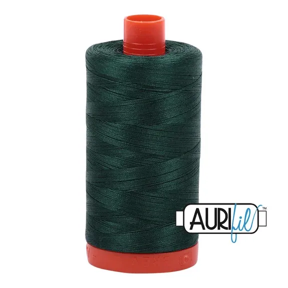 Aurifil Quilting Thread 50wt Col. 2885 Rich Green