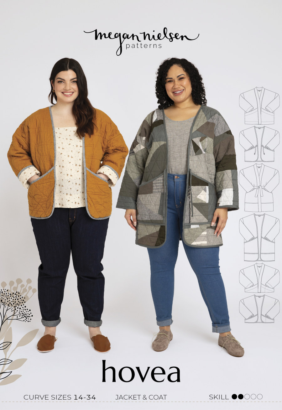 Megan Nielsen - Hovea Jacket Sewing Pattern Sizes 14 to 34