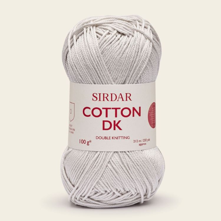 Yarn - Sirdar Cotton DK in Mother of Pearl 541