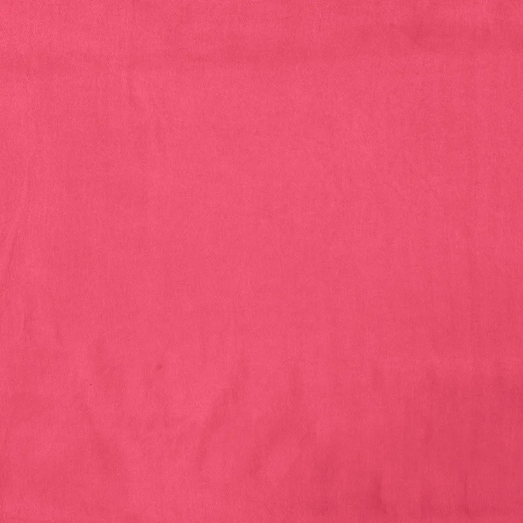Plain Dyed Cupro Fabric in Coral