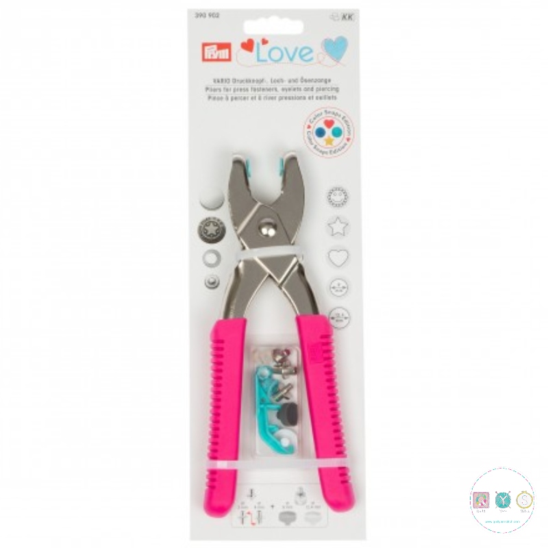 Prym Love Vario Pliers Pink 390902 - Snap Fastener Pliers - Sewing Essentials
