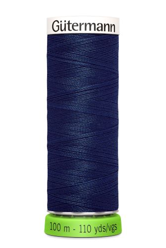 Gutermann Sew All Thread - Navy Blue Recycled Polyester rPET Colour 11