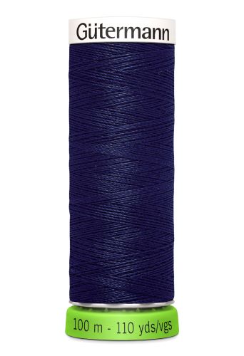 Gutermann Sew All Thread - Navy Blue Recycled Polyester rPET Colour 310