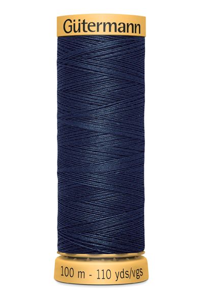 Gutermann Sew All Thread - Dark Navy 100% Cotton Colour 5422