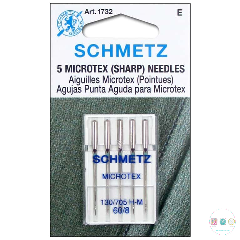 SCHMETZ Microtex Maschine Nadeln 80//12-5er pack