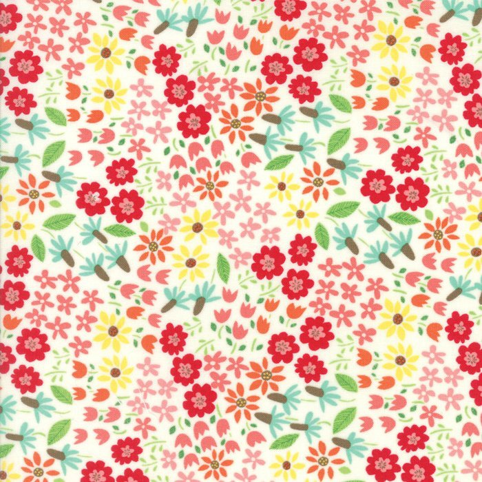Quilting Fabric - Meadow Flowers from Farm Fun by Stacy Iest Hsu for Moda