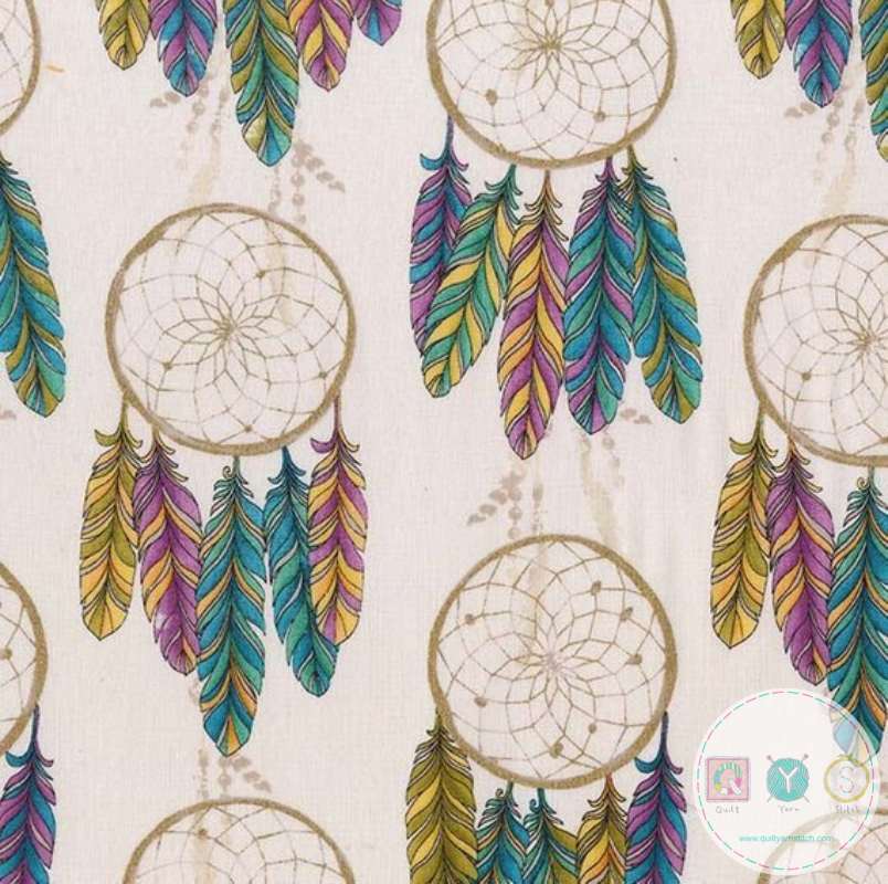 Quilting Fabric - Dream Catchers from Catching Dreams by Michael Miller Fabrics CM7737 D
