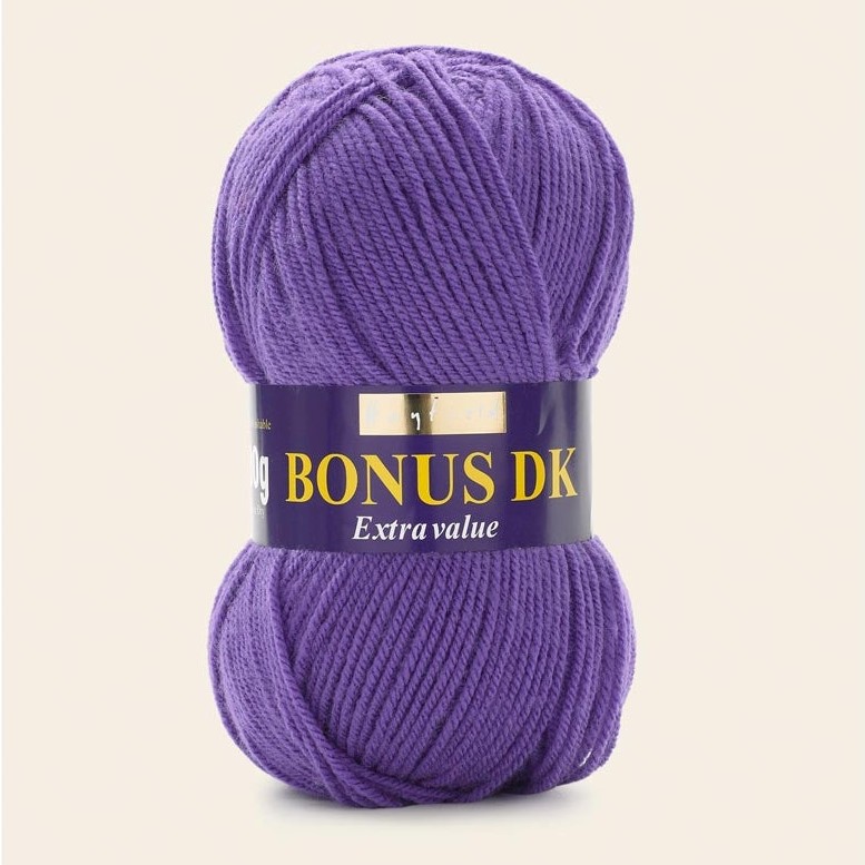 Yarn - Hayfield Bonus DK in Purple Neon 884