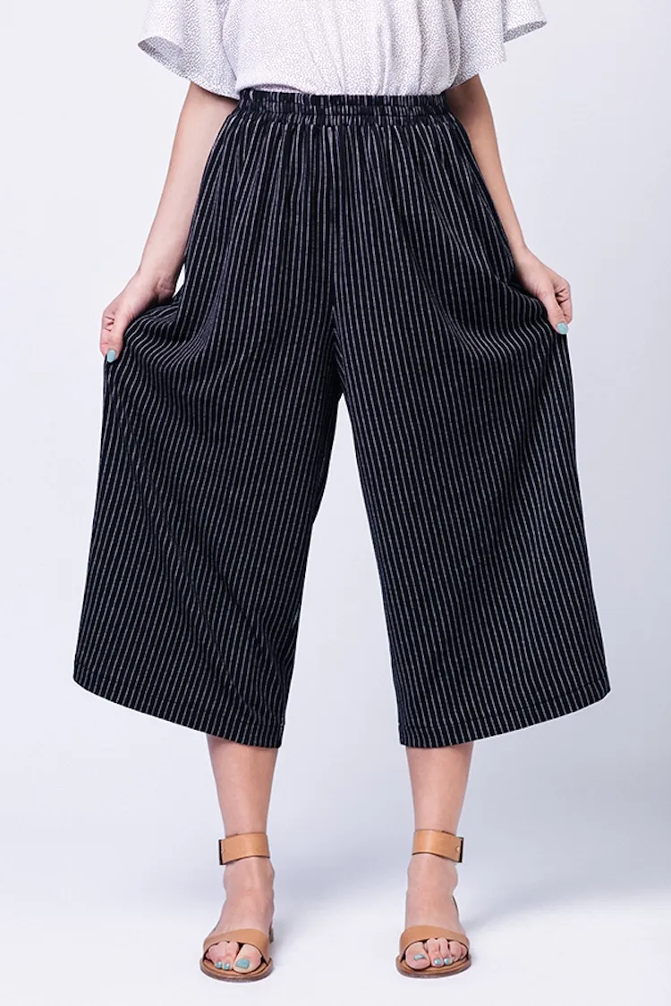 Named Patterns - Ninni Elastic Waist Culottes Sewing Pattern