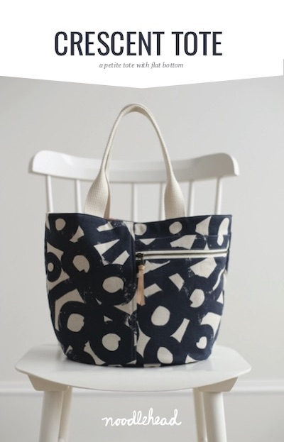 Noodlehead - Crescent Tote Bag Sewing Pattern